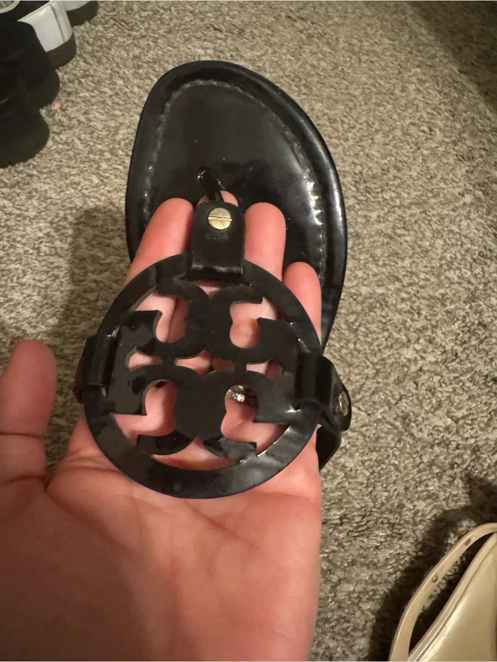 Tory Burch shoe bundle-size 9 Miller, clogs and flip flops. A lot of life left
